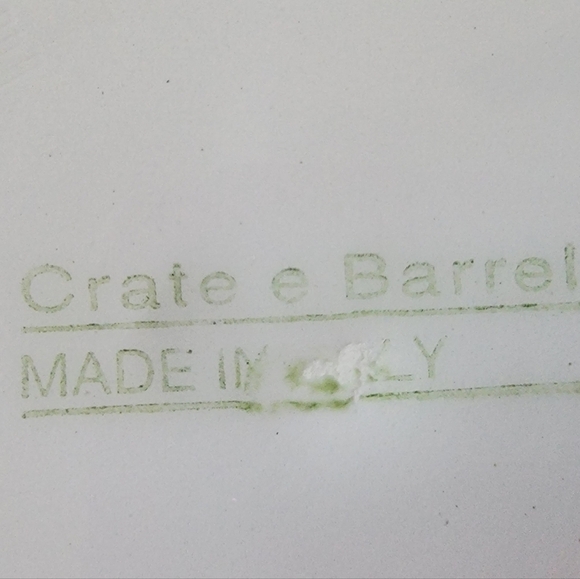 12" Crate & Barrel Seafood Serving Plate/Dinner Plate/Charger - Picture 5 of 5